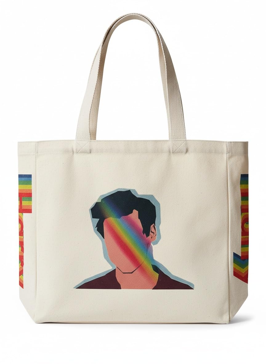 Canvas Tote Bag Aesthetic Vintage Cute Tote with Zipper Pockets Valentines Christmas Gifts for Women Girls