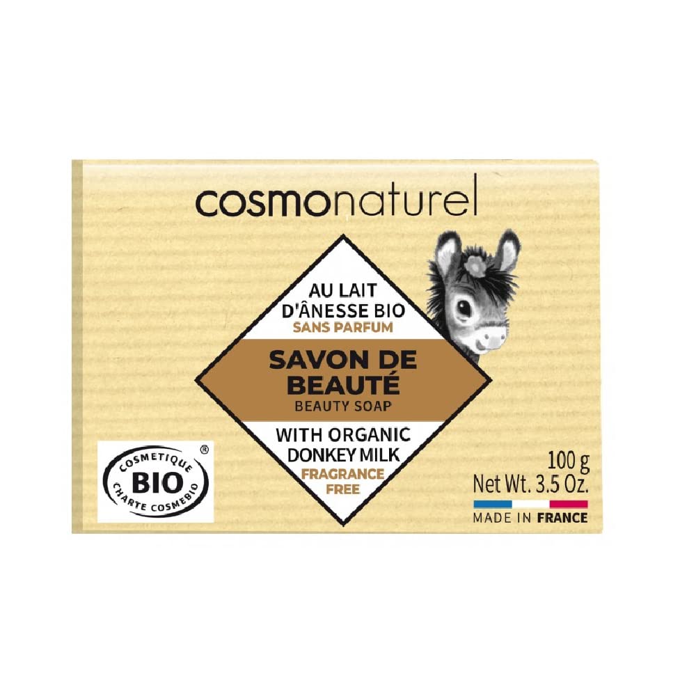 Savon Lait D'Anesse - Savon Bio De Beauté Sans Parfum - 100 Gr