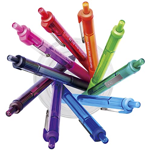 Image of Paper Mate InkJoy 300RT Retractable Ballpoint Pens, Medium Point, 10 Ink Colors, 24 Pack (1951398)