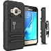 Galaxy Express 3 Holster Case, Samsung Luna case (2016), CoverON [Explorer Series] Holster Hybrid Armor Belt Clip Hard Phone Cover For Samsung Galaxy J1 Luna 4G LTE Holster Case - Black