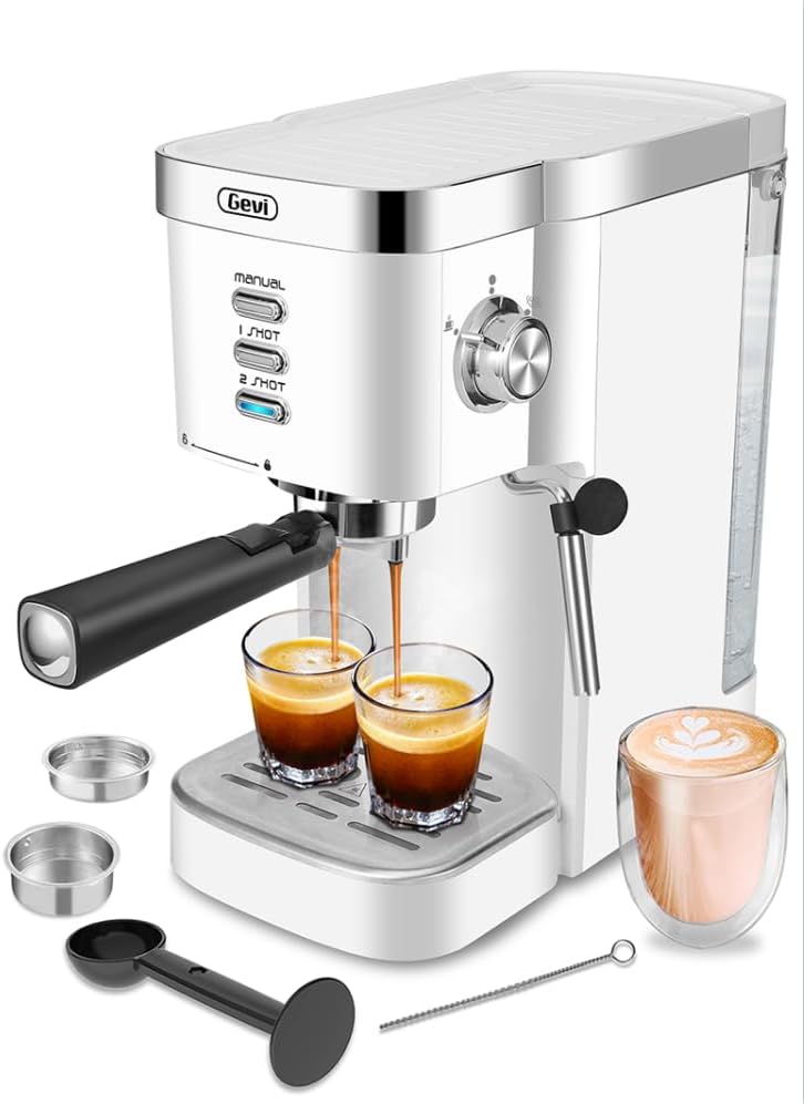 Gevi 5022-Water Tank installed on a coffee machine, front view