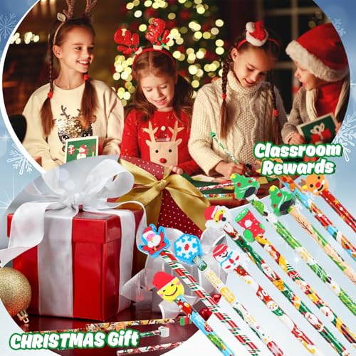 Lápices navideños para niños, pack de 50 unidades miniatura 4