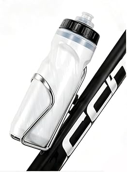 Bicycle Water Bottle Cage for Rockrider Expl 500 2020-2026,Cycling Water Bottle Cage High Toughness Ductility Multiple Colors Available Sturdy Durable,Silver