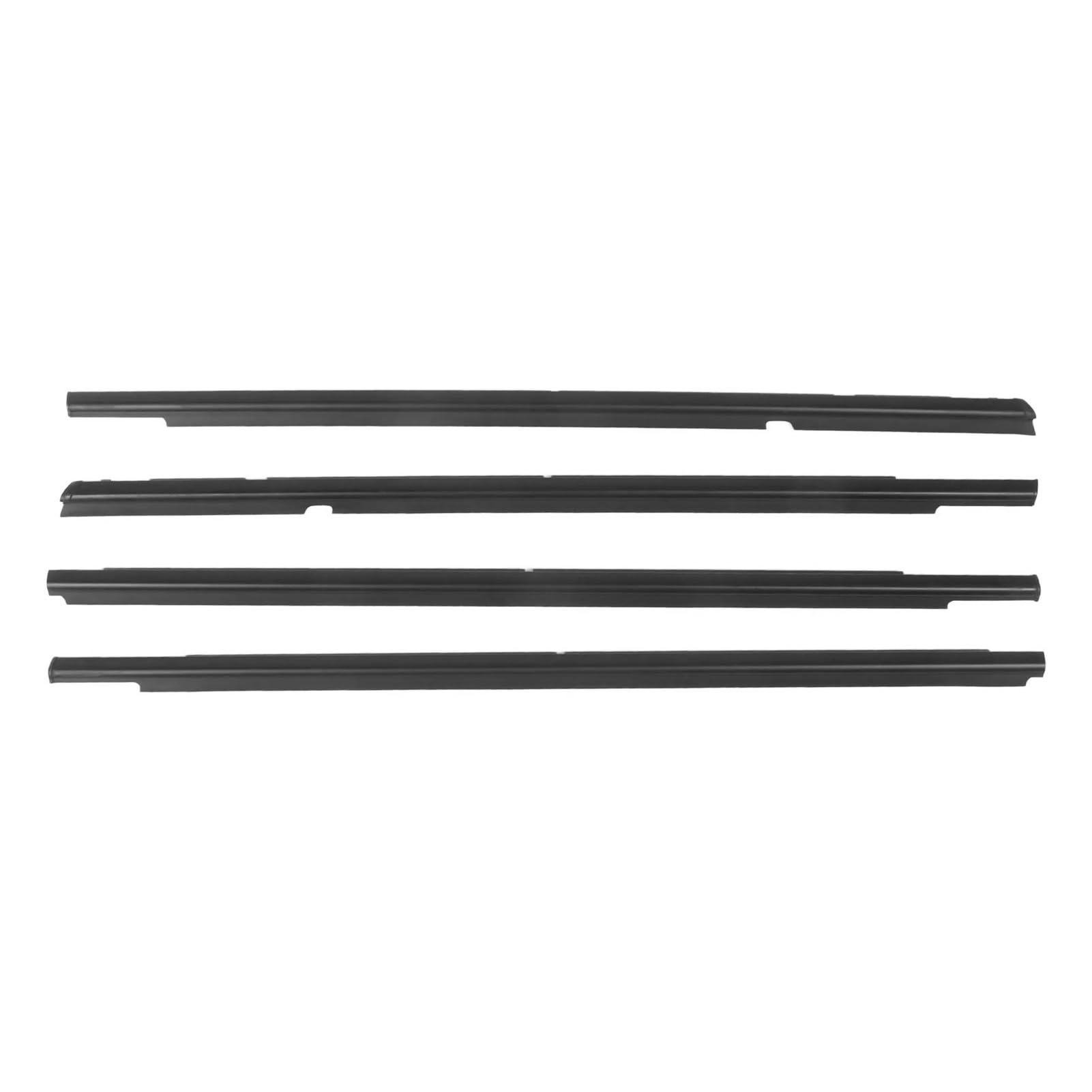 for Mitsubishi for Lancer 2008-2017 4pcs Car Weatherstrip Door Seal Belt 5727A005 Front Rear Window Moulding Trim ATGCBCAUF