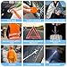 AUTODECO Car Emergency Roadside Assistance Kit with Jumper Cables Tire Inflator Automotive Kit for Car Vehicle（Orange）