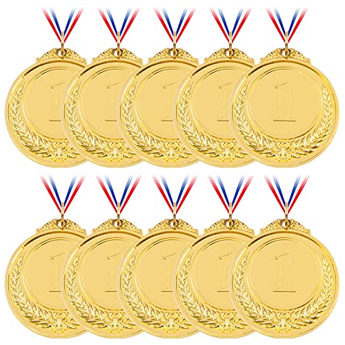 Médailles de récompense au design olympique avec des finitions soignées et ruban de cou