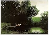 (20x28) Michael Sowa Diving Pig Kohler's Schwein Art Print Poster