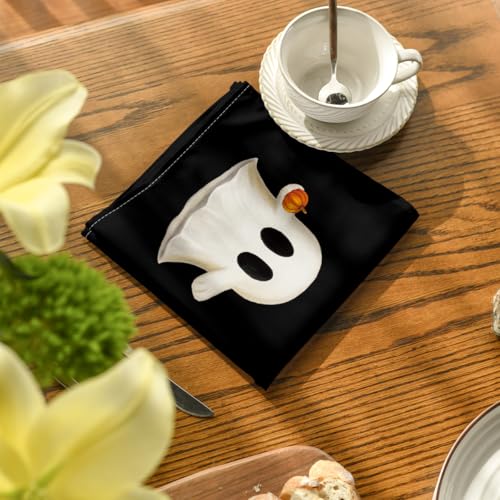 Servilletas de Tela Horaldaily Halloween 18 x 18 Pulgadas Set 12 miniatura 6