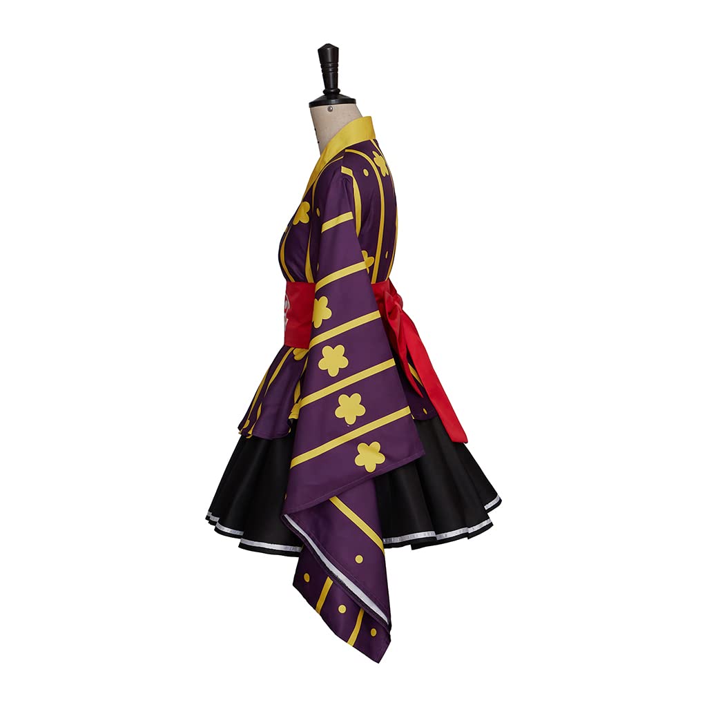 Saniplaycos Anime Trafalgar D. Water Law Lolita Kimono Dress Luffy Cosplay Costume Outfits Halloween Carnival Suit for Women