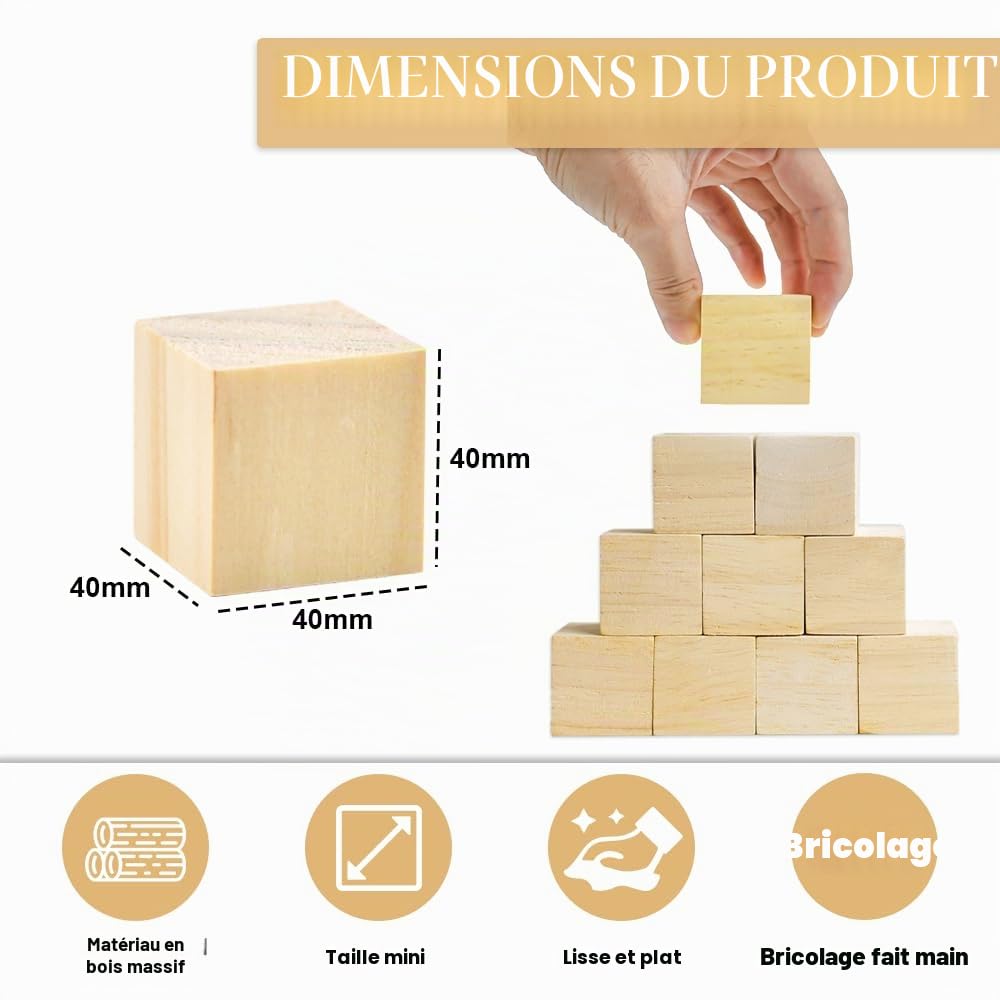 Des Blocs De Cubes En Bois Vierges Vides Se Construisent Comme Des étapes Avec La Sphère Un Sur Des Blocs De Cubes En Bois Vierges Vides Se Construisent Comme Des étapes Avec La Sphère Un Sur