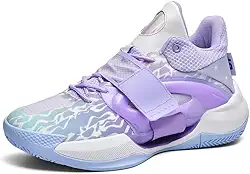 Tênis de basquete clássico masculino, tênis de borracha para treinamento ao ar livre, excelente aderência, botas de basquete duráveis, tênis esportivos de corrida