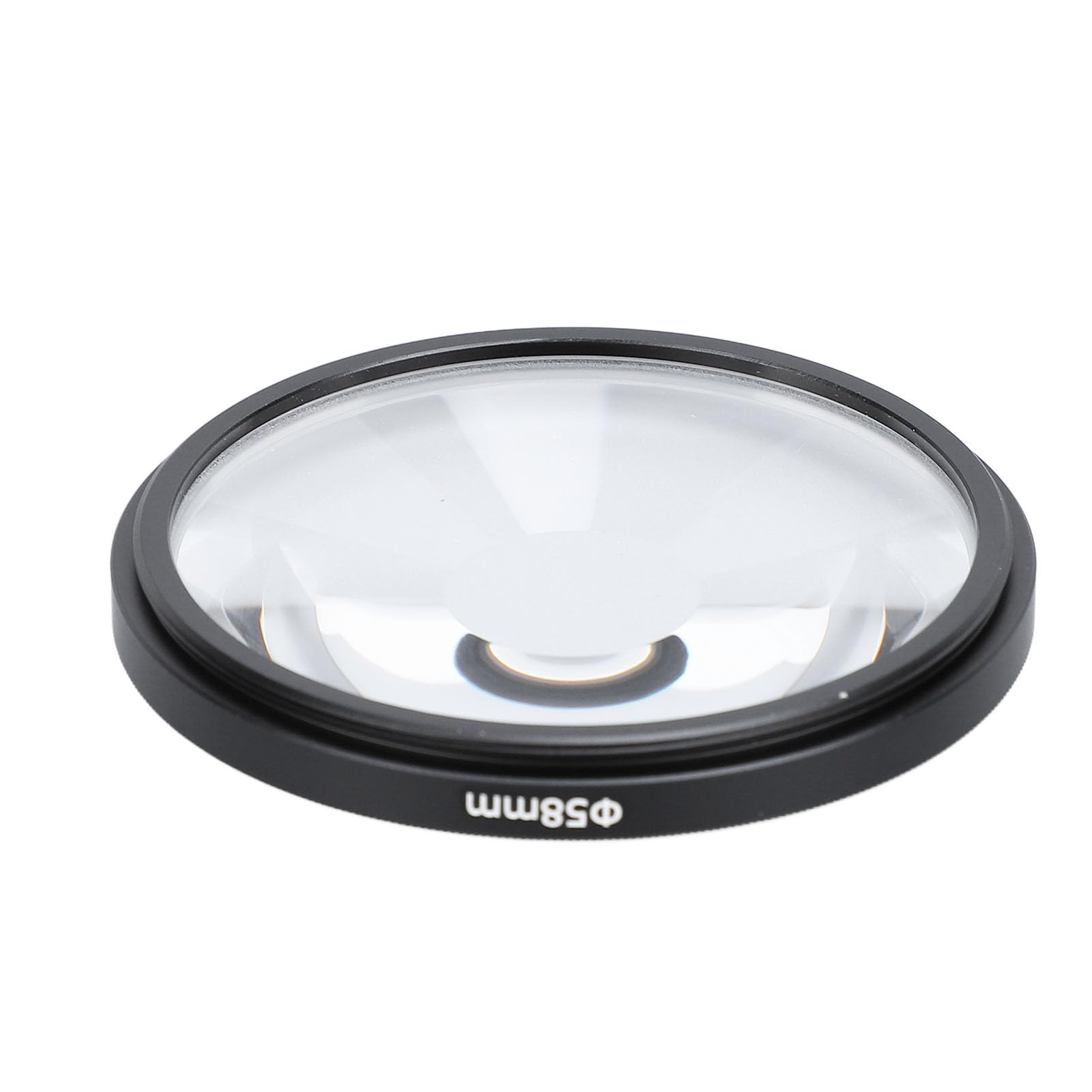 Swirl Halo Effects Optical Glass Lens Filter, Lens Effects Filter with 52mm to 58mm Adapter Ring, for 52mm or 58mm Lens