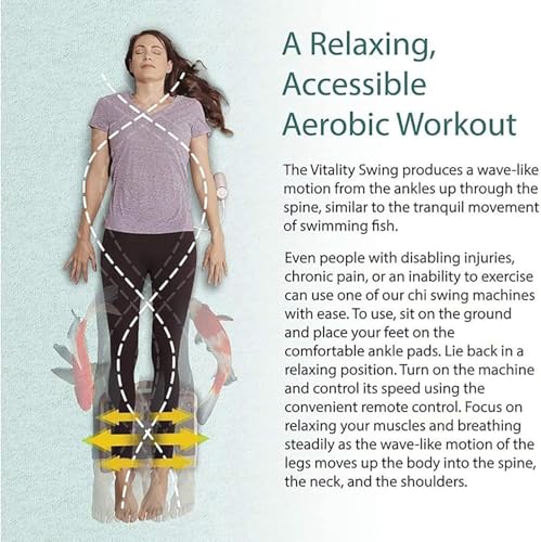 Masajeador de pies Swing, máquina de ejercicio aeróbico eléctrico portátil para fisioterapia, con 10 velocidades ajustables, alivia el dolor y mejora la circulación sanguínea miniatura 3