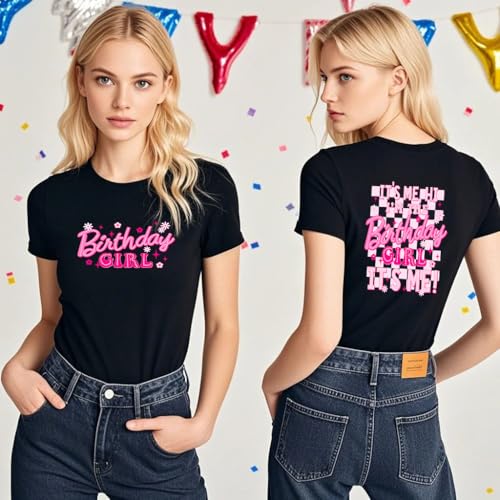 Birthday Girl Shirt 2nd 3rd 4th 5th 6th 7th 8th 9th 10th Birthday Outfit for Girls Cotton Round Neck Tops3