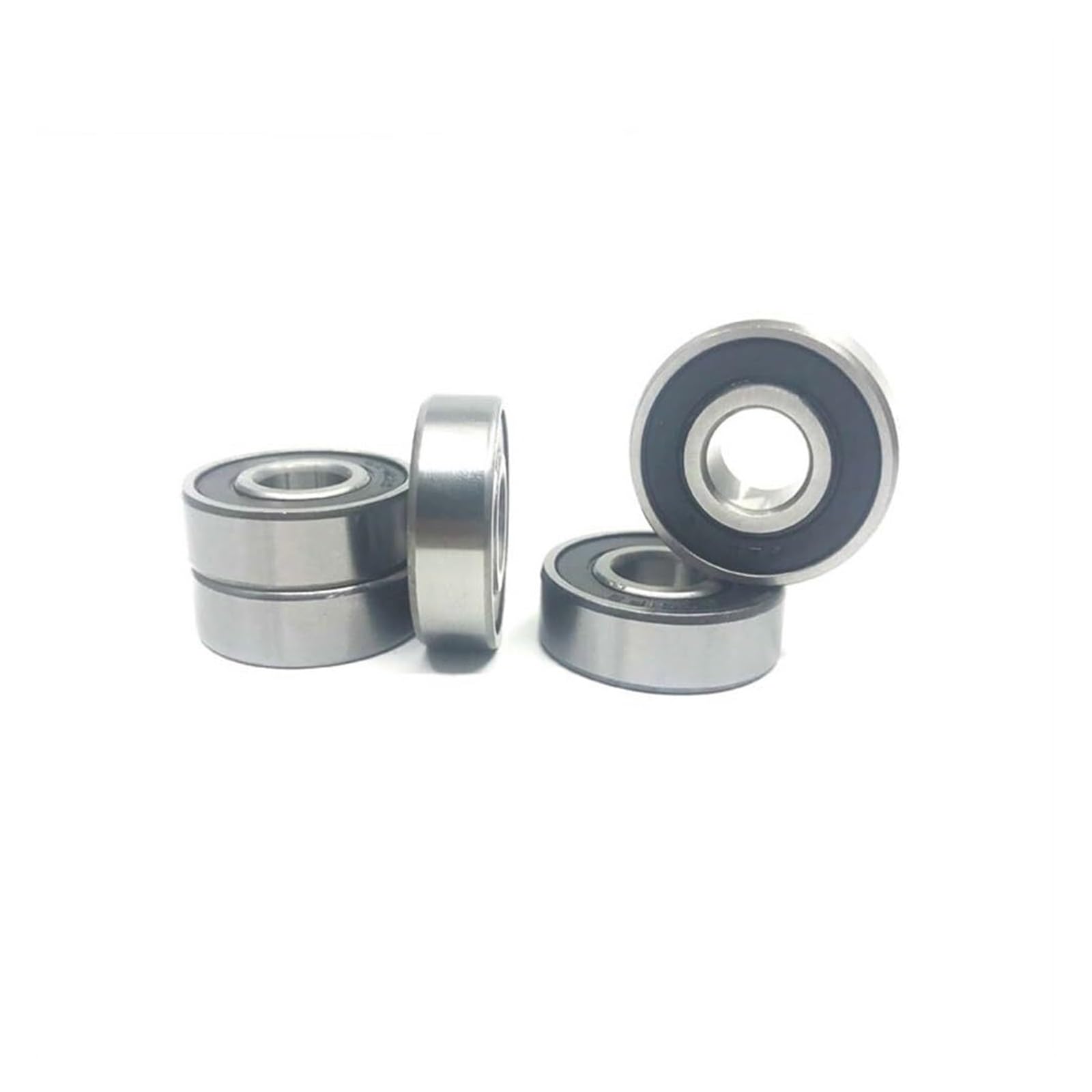 Cuscinetto, 10 pezzi 6200-2RS 10 * 30 * 9 mm ABEC-3 Doppio coperchio di tenuta in gomma Cuscinetto a sfere a gola profonda Cuscinetti a a Resistenza all'usura