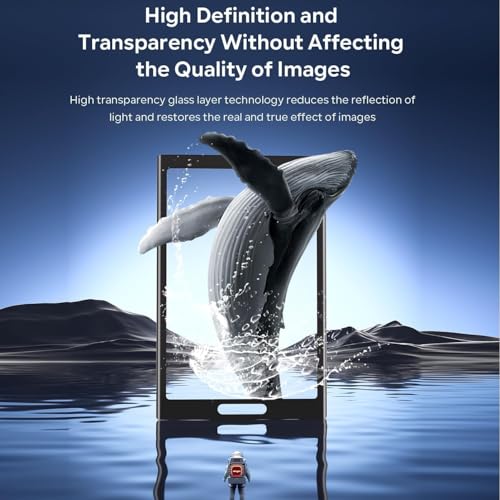 Image of Action Pro Tempered Glass Screen Protector Compatible with Insta360 X5 | 9H Hardness, Scratch Resistant, Bubble-Free Installation | Ultra Clear Protection (Pack of 1)