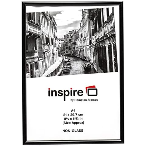 Hampton Frames Black Foil A4 Photo Frame Cover