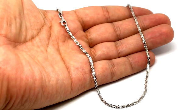 アクセサリー plllllleeeasse silver chain necklace 8.4mm Curb Chain Necklace in Solid Sterling Silver - 24
