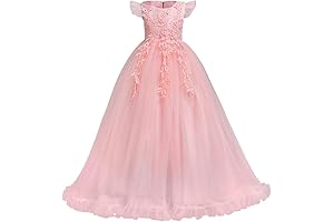 Stunning Big Pufy Floral Boho Dress for Girls