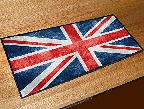 Artylicious Tapis de comptoir avec drapeau Union Jack