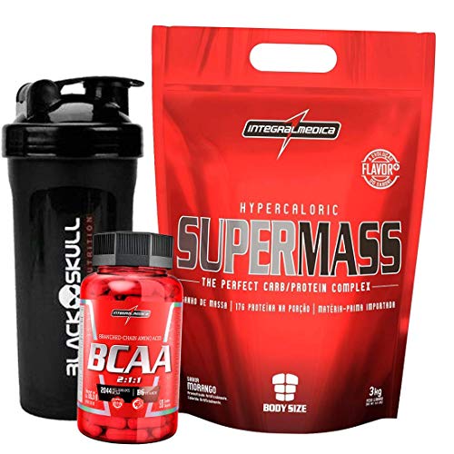 Combo kit de Suplementos Hipercalorico 3kg + Bcaa 2 1 1 IntegralMedica
