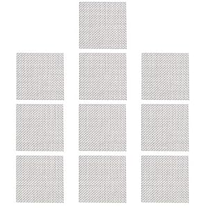 SENZEAL 10 Pezzi Fish Tank Plant Net Fish Tank Pavimentazione in Acciaio Inossidabile Moss Mat