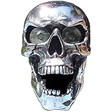 Hopowa Motorcycle Skull Headlamp, Smoke LED Front Head Light, Waterproof Decoration for Motorcycle, Compatible with Halloween Party Decor for Kids