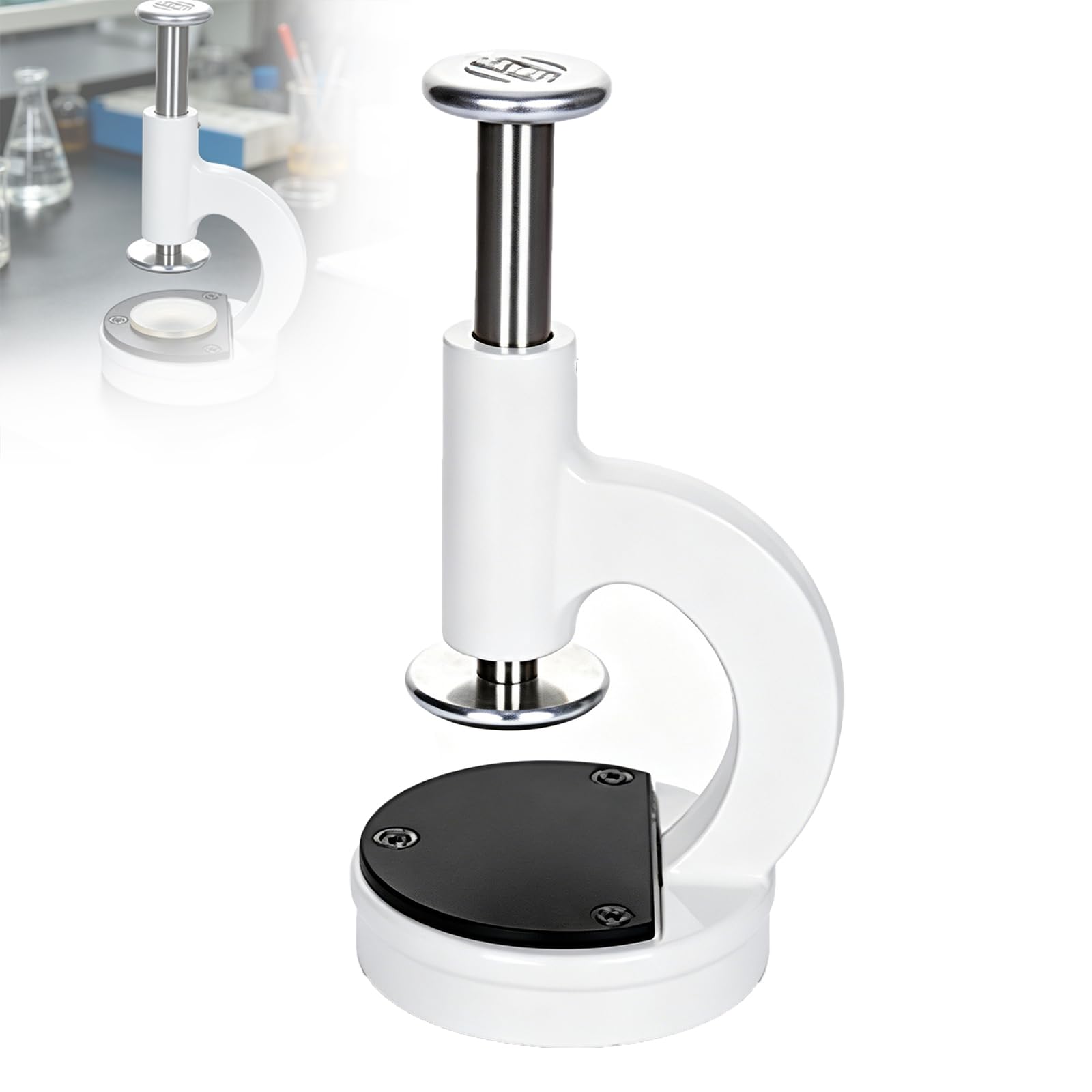 COYEUX High Precision Microscope Sample Flattening Device, Industrial Metallographic Sample Press Machine, ≤0.5mm Precision for Lab Specimen Preprocessing Use