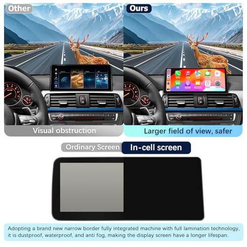12.3 pulgadas CarPlay para BMW Serie 1 2 3 4 F20 F30 EVO miniatura 6