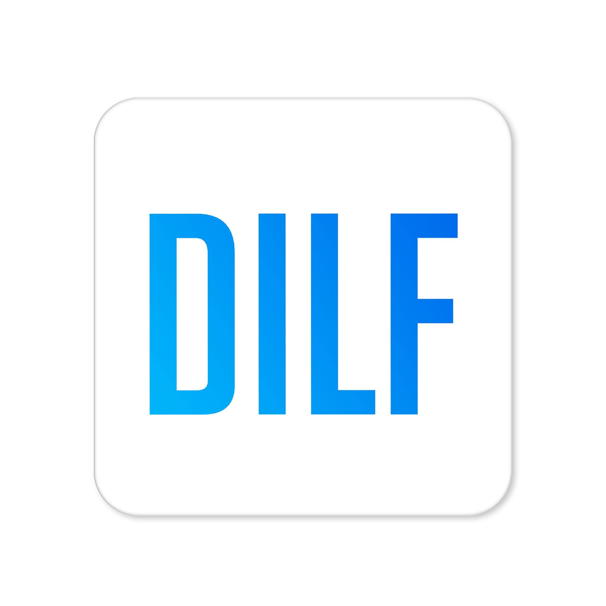 Dilf Coaster - Work from Home Coasters New Job Gifts Leaving Work Gift Boss Husband New Baby Colleague Banter Placemat Coffee Couples - CC14