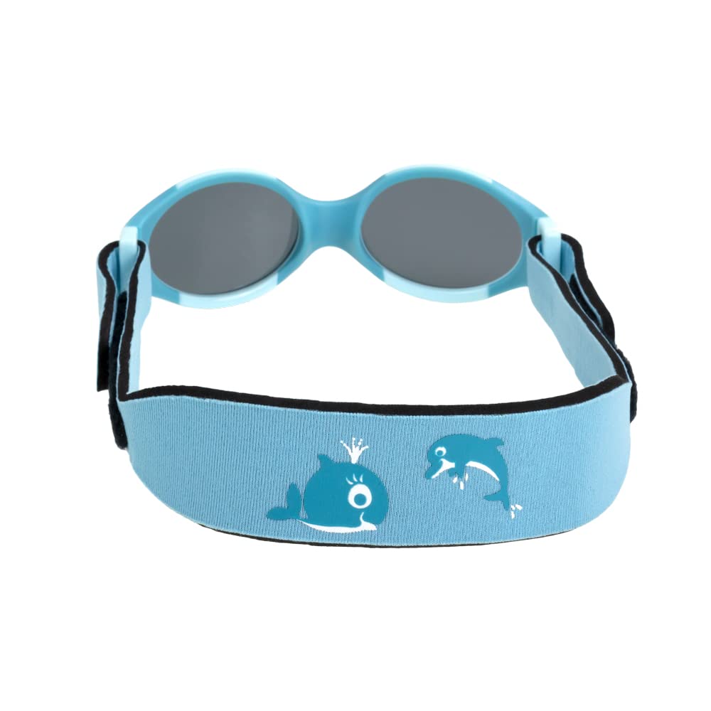 ActiveSol Baby Lunettes de soleil Explorer | Garçons et filles | avec bandeau extra-souple | Polarisées, protection UV400, catégorie de filtre 3 | Onesize 0-2 ans | extra légères