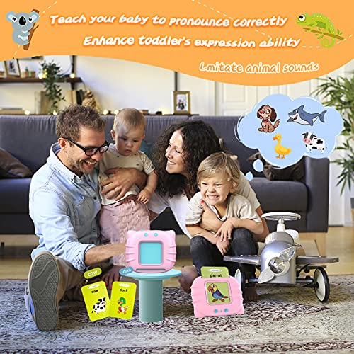 Satxtrem Children Preschool Cards For 2 3 4 5 6 Kids, Pocket Speech Therapy Toys For Autistic Children, Talking Flash Cards 224 Sight Words, Toddler Educational Learing Toys Gifts For Boys Girls #TOP2