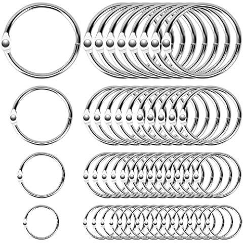 Anneaux de Reliure Towviy 120PCS Cover