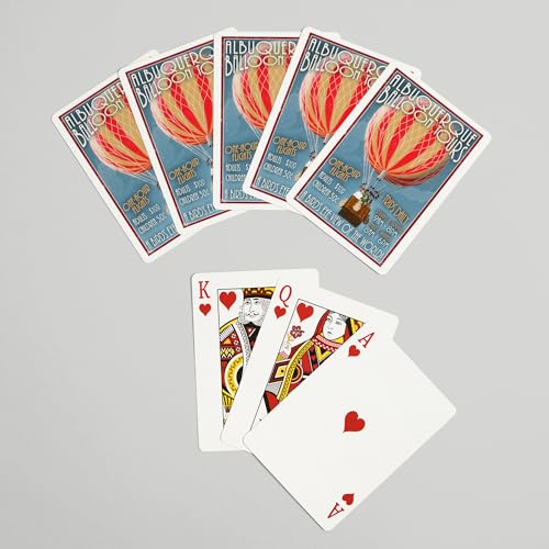 Baraja de póker vintage Albuquerque, 52 cartas miniatura 7