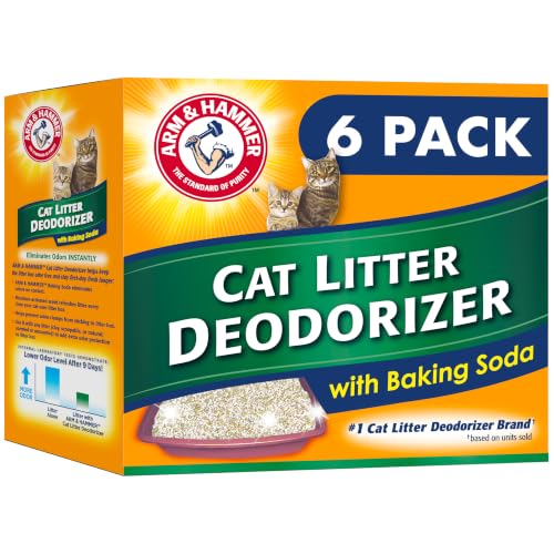 Image of ARM & Hammer Cat Litter Deodorizer Double Duty, 20 oz, 6 Pack