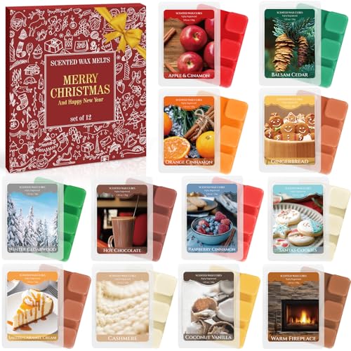 Scent-Hi Duftwachs Schmelzwachs, Weihnachtlich Duftwachswürfe,...