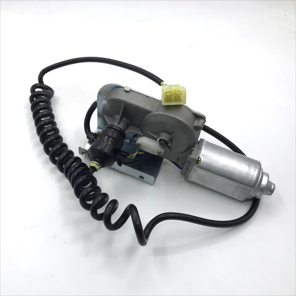 Wiper Motor 538-00005A Compatible with DH55 Excavator Wiper Motor Assembly Electrical Parts Machinery Parts (DH55)