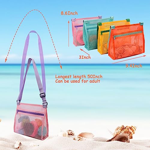 MUYIZI 4-Pack Shell Collecting Bags
