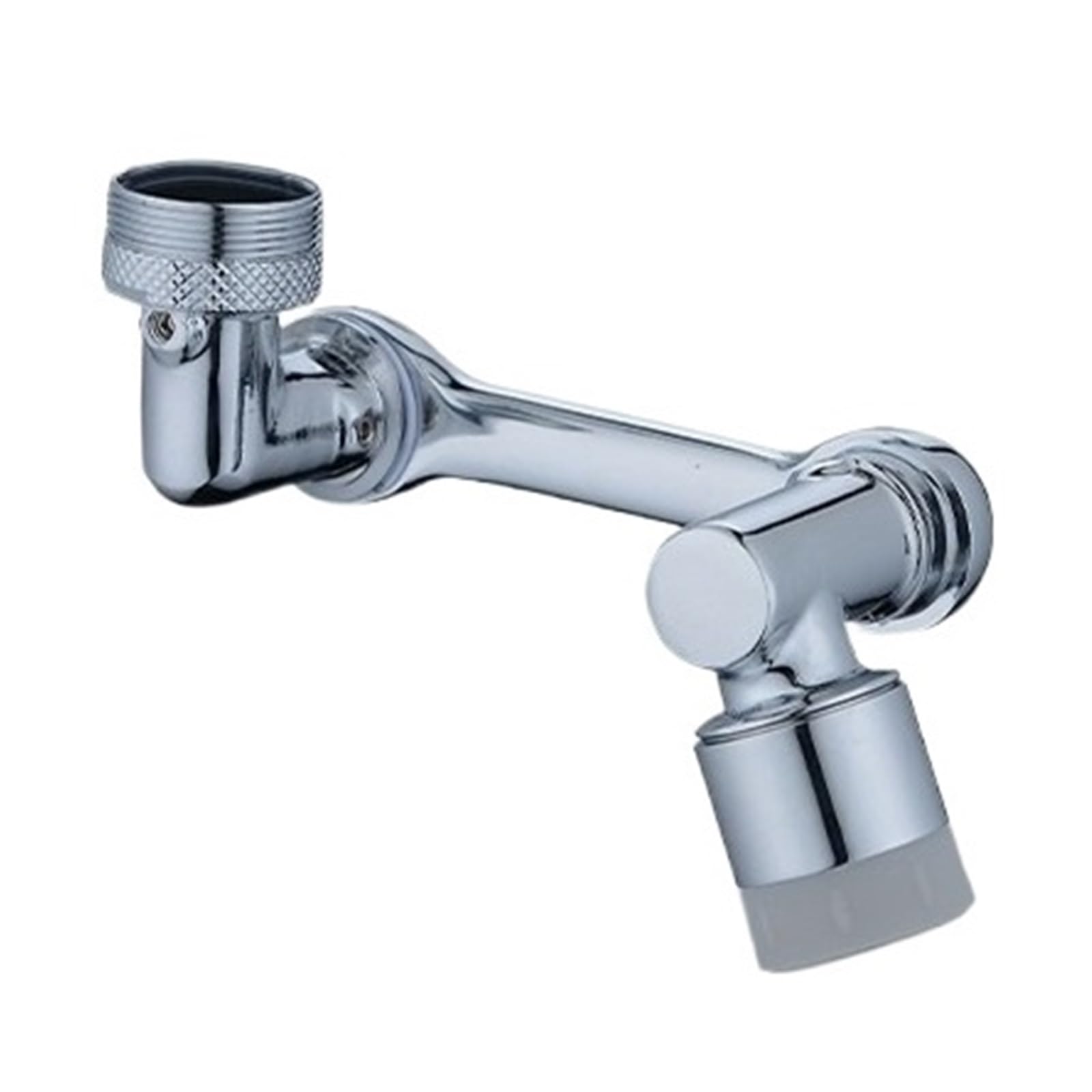 Universeller spritzwassergeschützter Wasserhahn 1080-Grad-Aufzug Rotary Bubbler Badezimmerwäsche Ausziehbarer mechanischer Arm-Wasserhahn-Verlängerung Gut Gemacht(New type dual mode)