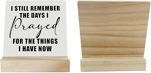 Miniatura 3 de Placa cristiana, placas de regalo con soporte de madera, placas decorativas y letrero, letreros de arte de mesa, decoración del hogar, decoración de