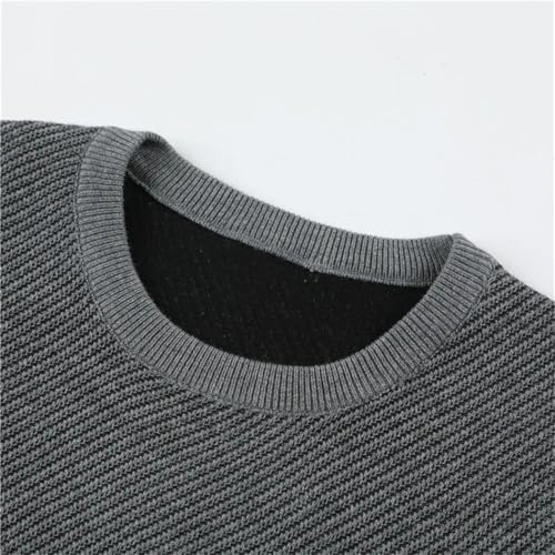 Men Casual Slim Fit Knitted Sweater Pullover Top Lightweight Jumper for Autumn Winter Daily Streetwear Look3