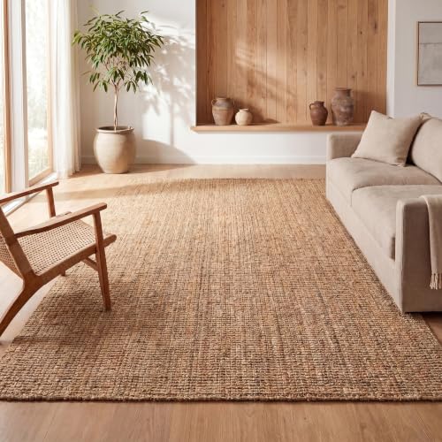 JONATHAN Y Pata Hand Woven Chunky Jute Natural Indoor Area Rug, 3x5, Bohemian, Rustic, Cottage, Easy-Cleaning for Living Room, Bedroom, Kitchen, Non-Shedding (NRF102A-3)
