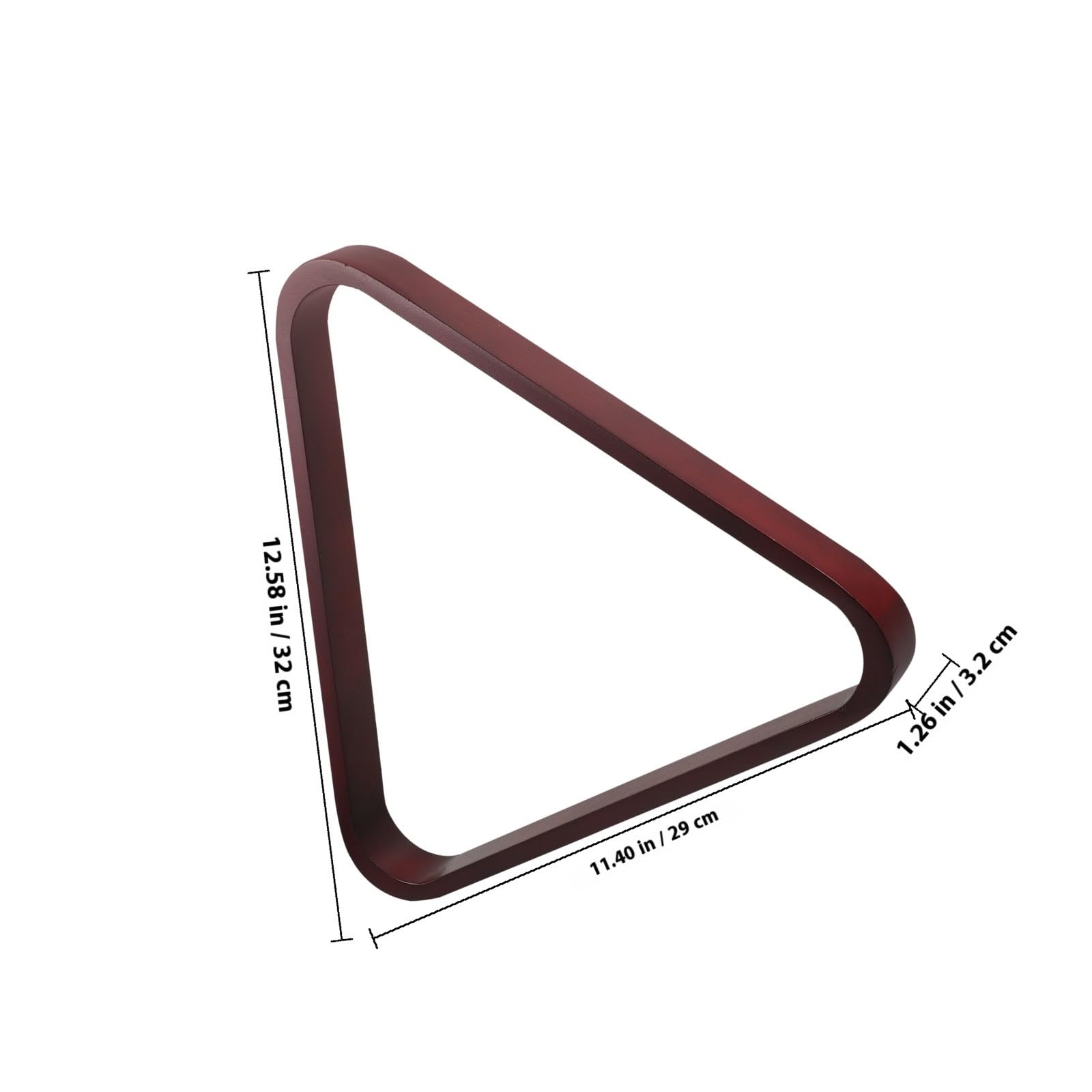 LABRIMP Billard Dreiecksständer 57,2mm Pool Triangel für Präzise Kugelplatzierung Stabiler Billardkugel Organizer für Snooker und Pool Geeignet für Spielzimmer und Clubs