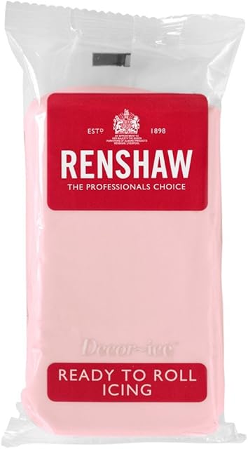 500g Renshaw Ready To Roll Icing Fondant Cake Regalice Sugarpaste BABY PINK
