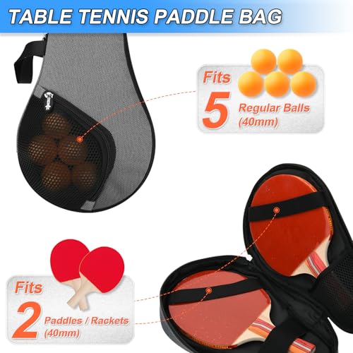 image for Cosmos Table Tennis Paddle Bag Paddles Case Cover Waterproof Ping Pong