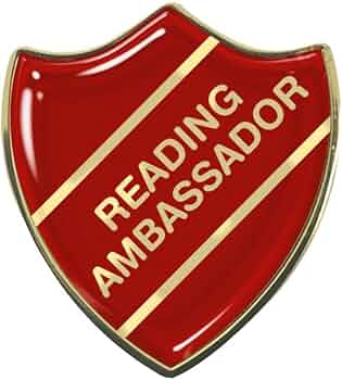 Capricornone Writing Ambassador Yellow School Shield Badge