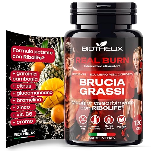Brucia Drena e Sazia. Brucia Grassi Potenti Veloci. Drenante Forte Dimagrante con Garcinia Cambogia...