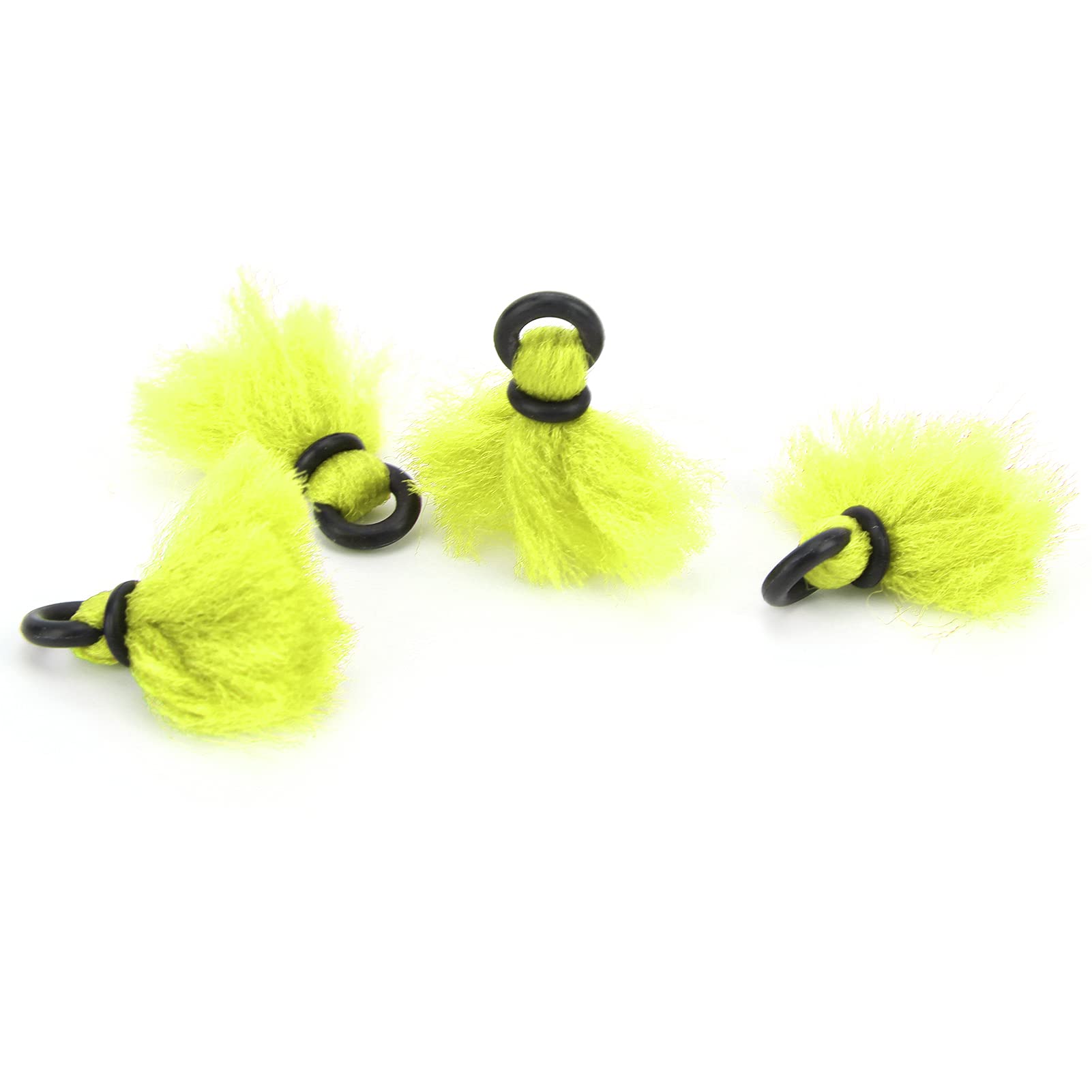 Precise Yarn Fly Fishing Floats Strike Indicators for Drift Hook Positioning for Fly Fishing Enthusiasts 4pcs (Fluorescent Yellow)