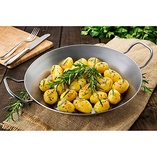 Foto von CHG Eisenpfannen Spar-Set, 3-TLG, Silber, 3-Einheiten, 20 cm, 24 cm, 28,5 cm, Set 299-62