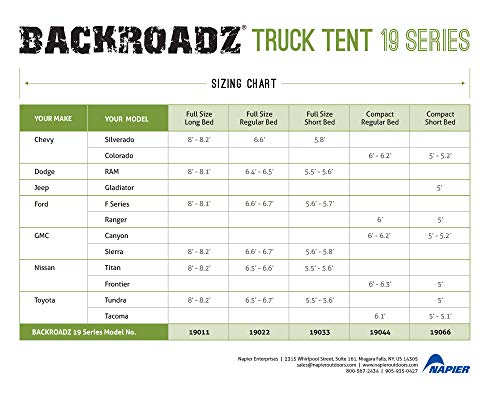 Napier Backroadz Truck Tent